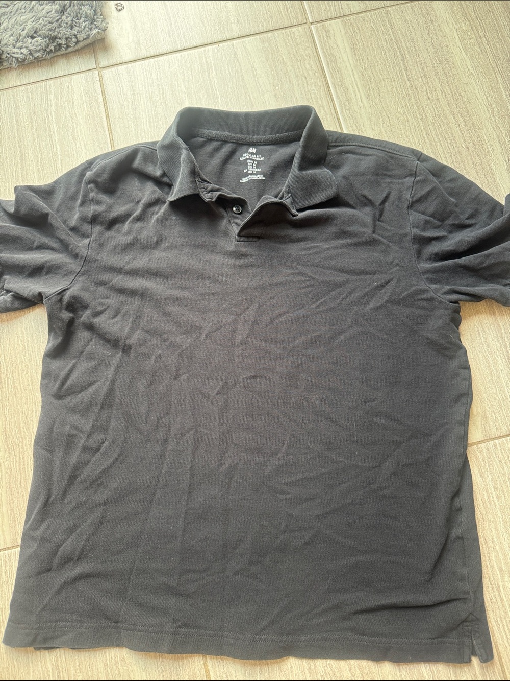 H&M Black Men's Polo Shirt